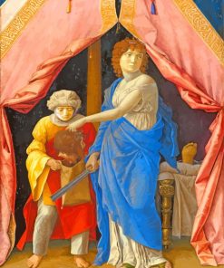 Judith And Holofernes By Mantegna paint by numbers