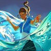 Katara The Last Airbender paint by numbers