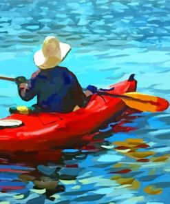 Kayaks paint by numbers