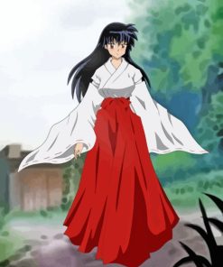 Kikyo Inuyasha Character paint by numbers