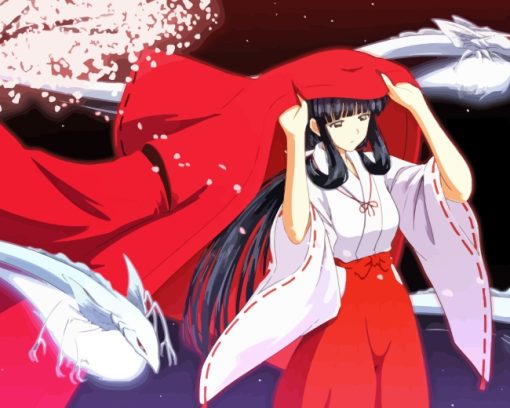 Aesthetic Kikyo Anime paint by numbers