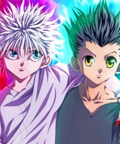 Killua Zoldyck And Gon paint by numbers