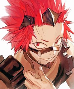 Kirishima Red Riot paint by numbers