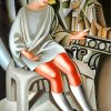 Kizette on the Balcony By Lempicka paint by numbers