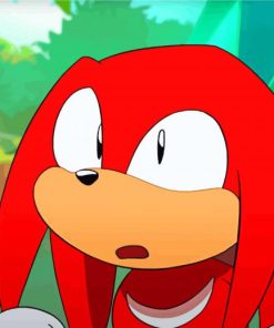 Knuckles paint by numbers