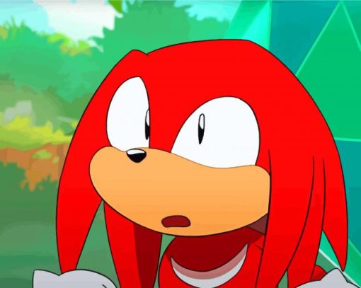 Knuckles paint by numbers