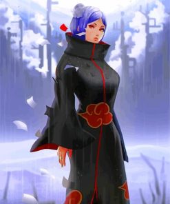 Konan Naruto paint by numbers