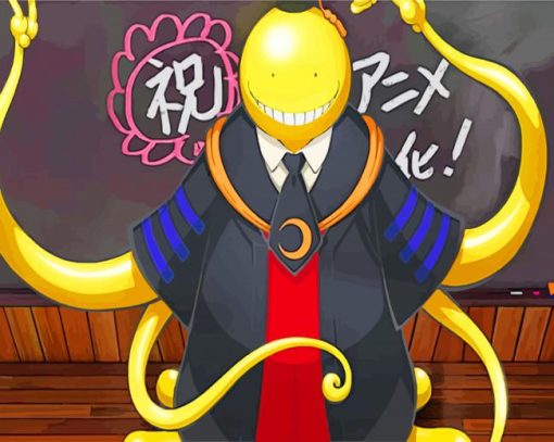 Koro Sensei Anime paint by numbers