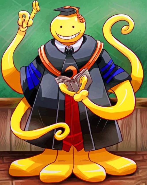 Koro Sensei paint by numbers