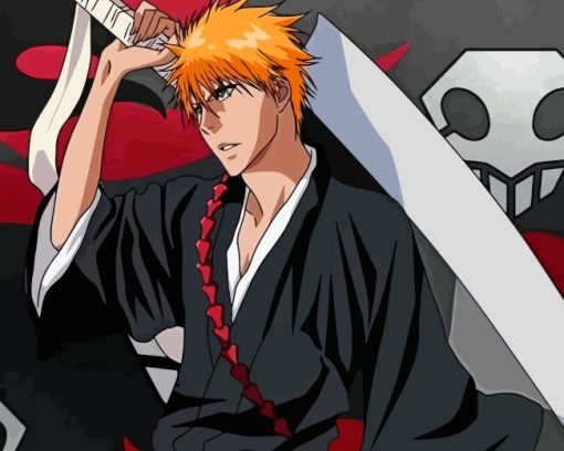 kurosaki Bleach Japanese Anime paint by numbers