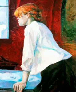 La Blanchisseuse By Lautrec paint by numbers