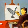 La Clairvoyance By Magritte paint by numbers