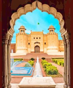 Lahore Pakistan paint by numbers