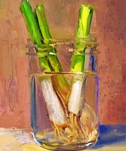 Leek In Water paint by numbers