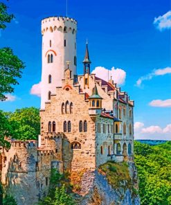 Lichtenstein-Castle-paint-by-numbers