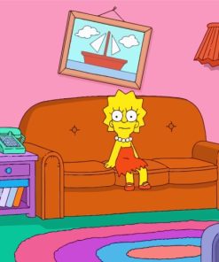 Lisa Simpson paint by numbers