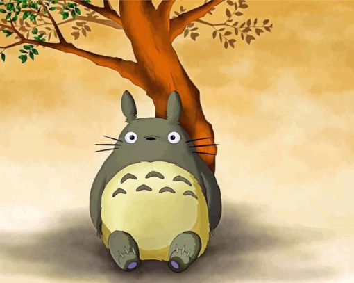 Lonely-Totoro-paint-by-number