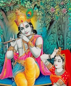 Lord Krishna paint by numbers