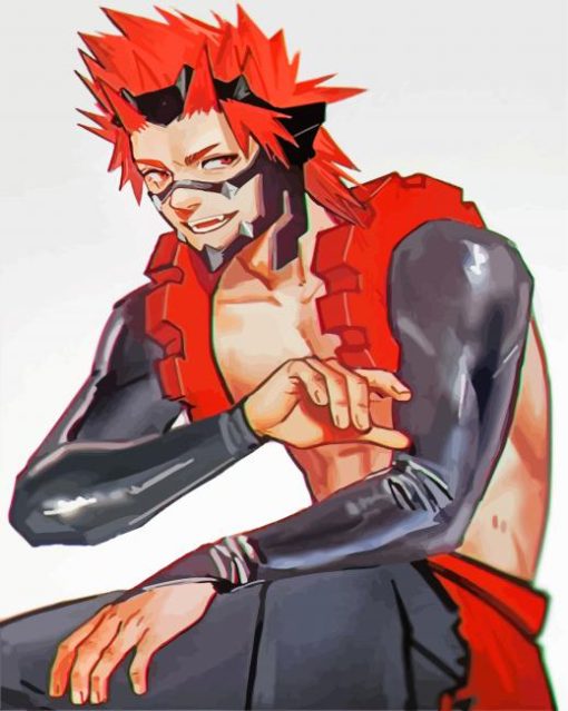 MHA Red Riot Kirishima paint by numbers