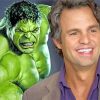 Mark Ruffalo Americain Actor paint by numbers