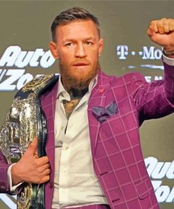 McGregor Conor paint by numbers