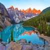 Moraine Lake Canada paint by numbers