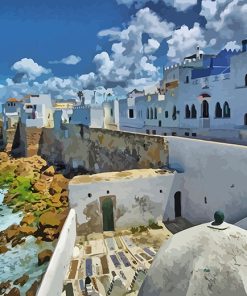 Morocco Asilah City paint by numbers