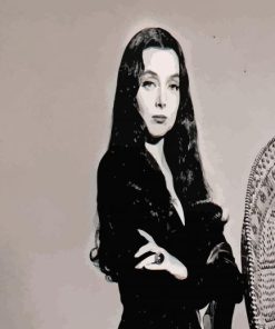 Morticia paint by numbers