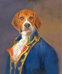 Mr Beagle Dog paint by numbers