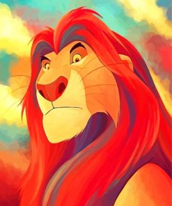 Mufasa paint by numbers