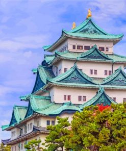 Nagoya Castle Japan paint by numbers