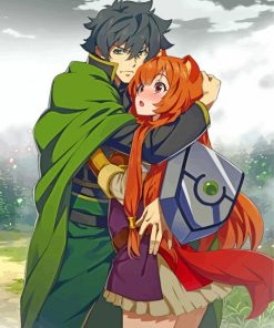 Naofuni And Raphtalia paint by numbers