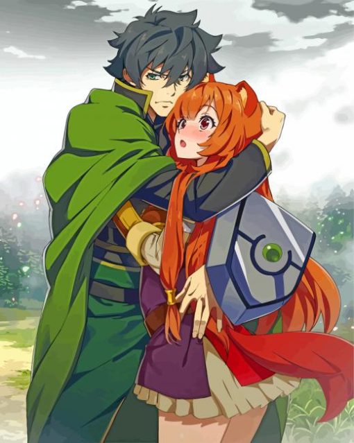 Naofuni And Raphtalia paint by numbers