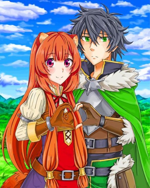 Naofuni X Raphtalia Love Couple paint by numbers