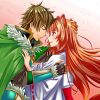 Naofuni And Raphtalia In Love paint by numbers