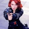 Natasha Romanoff From Black Widow paint by numbers