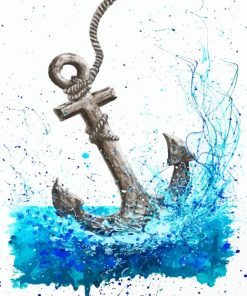 Nautical Anchor paint by numbers