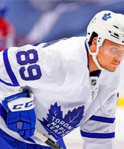 Nick Robertson Maple Leafs Scaled paint by numbers