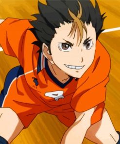 Nishinoya Anime Character paint by numbers