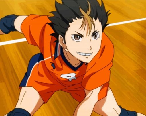 Nishinoya Anime Character paint by numbers