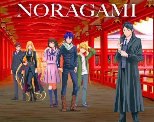 Noragami Characters paint by numbers