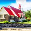 Notre-Dame Auxiliatrice de Cap Malheureux Mauritius paint by numbers