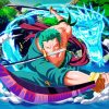 One Piece Roronoa Zoro paint by numbers