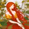 Ophelia Illustration paint by numbers