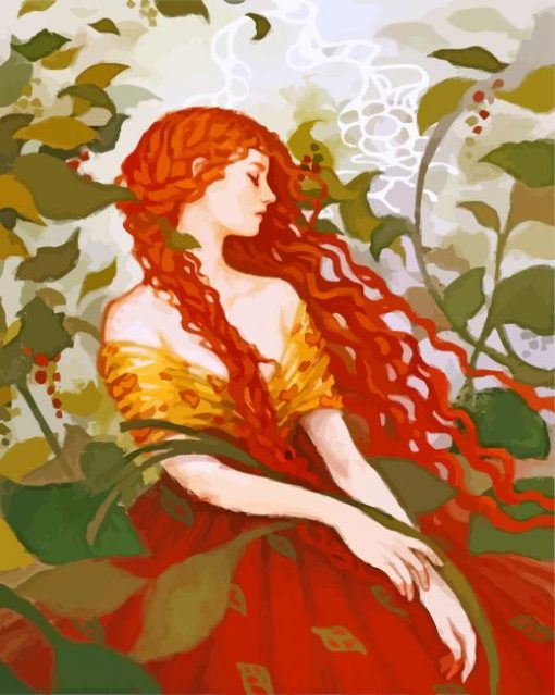 Ophelia Illustration paint by numbers