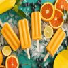 Orange Popsicles paint by numbers