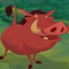 Pumbaa The Lion King Disney paint by numbers