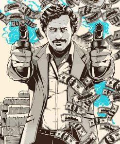 Pablo Escobar paint by numbers