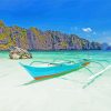 Palawan Island Beach paint by numbers