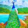 Peacock-Bird-paint-by-numbers